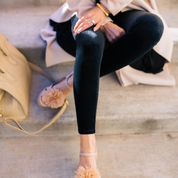 SPANX Pants - Spanx Velvet Black Leggings